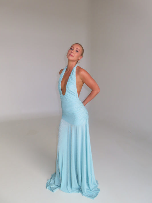 Ambrose Gown - Ice Blue