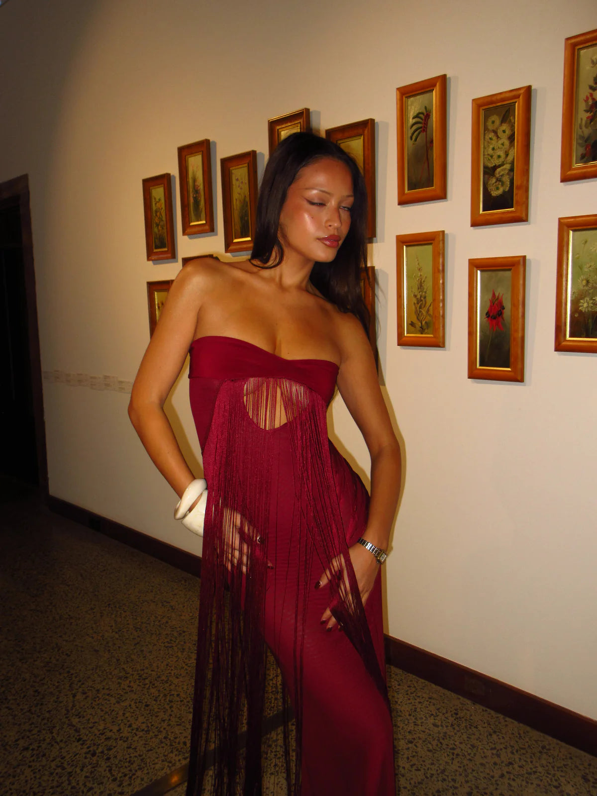 Venus Dress - Wine