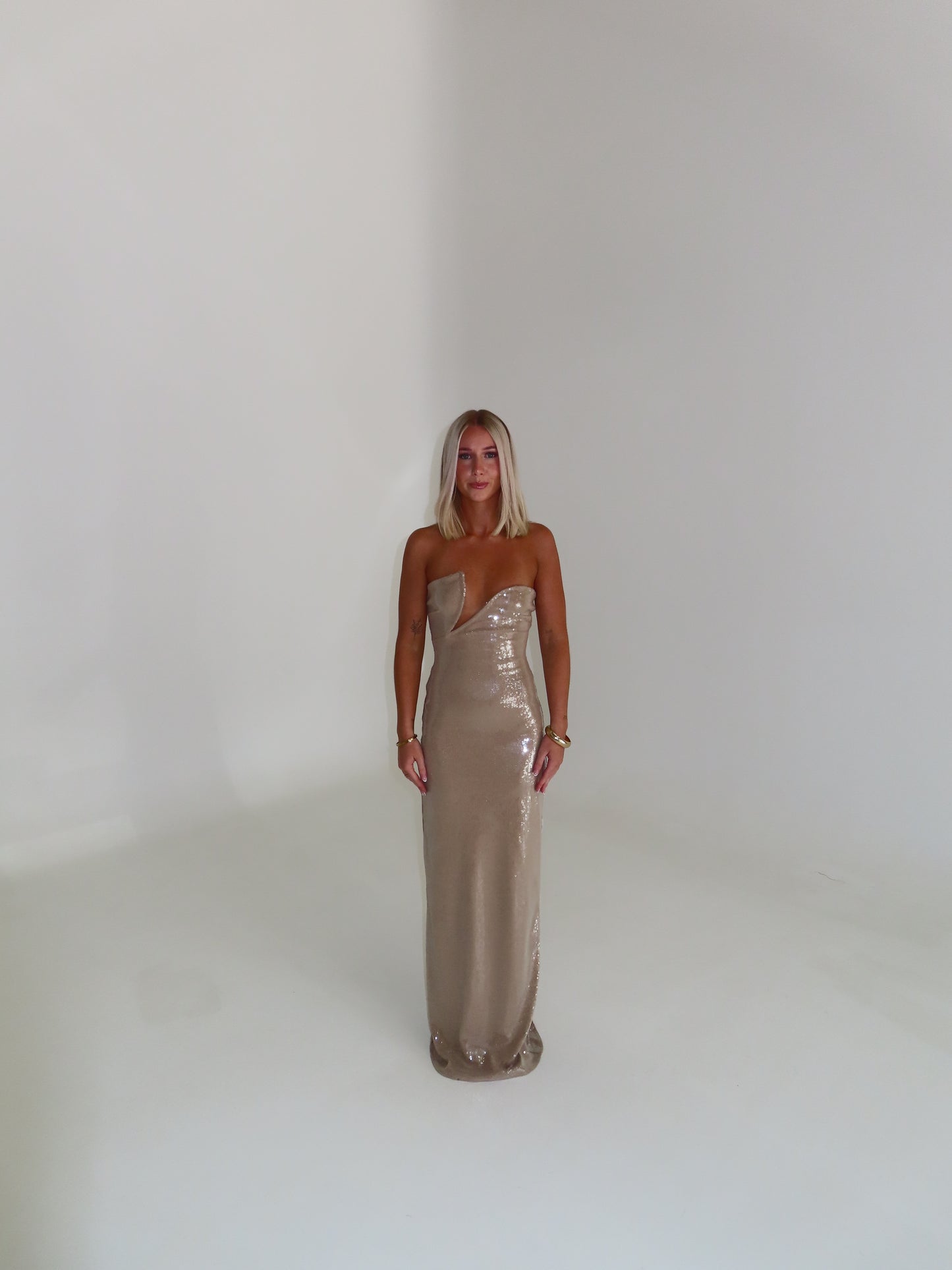 Winston Gown - Taupe