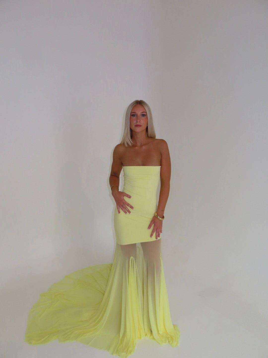 Dahlia Gown - Butter Yellow