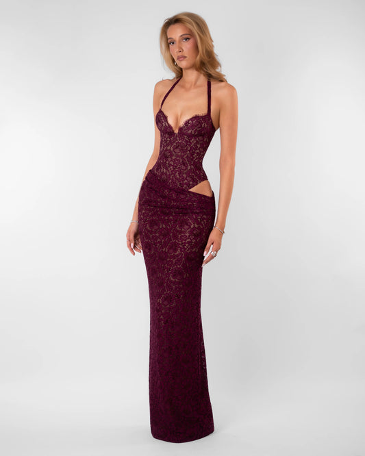 Veronica Gown - Burgandy