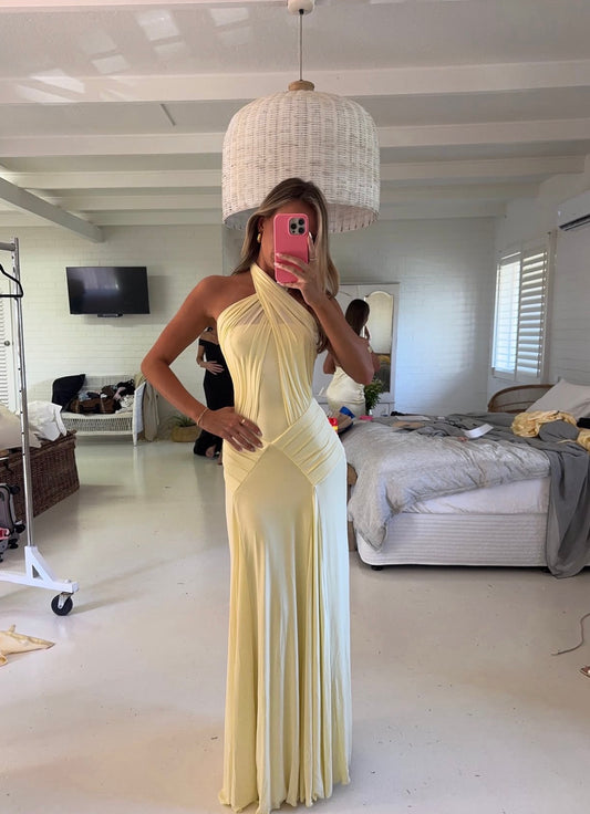 Indira Gown - Lemon