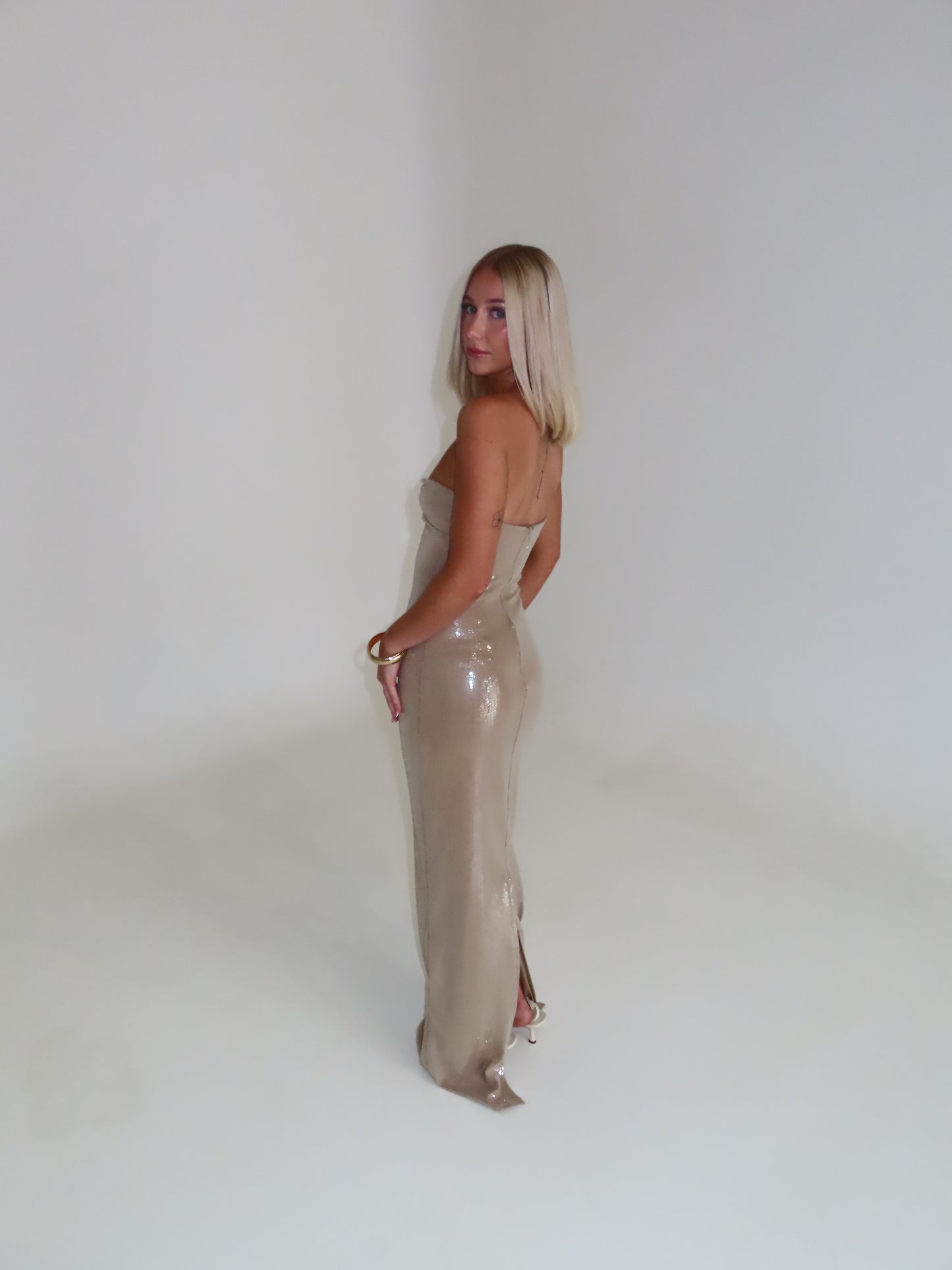 Winston Gown - Taupe