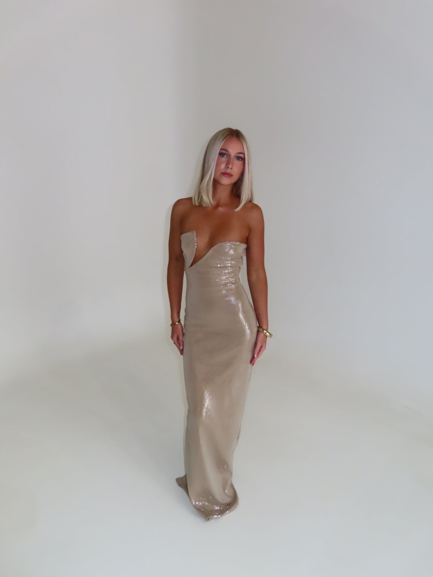 Winston Gown - Taupe